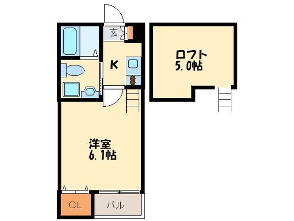 シキタトゥ－リ２の物件間取画像